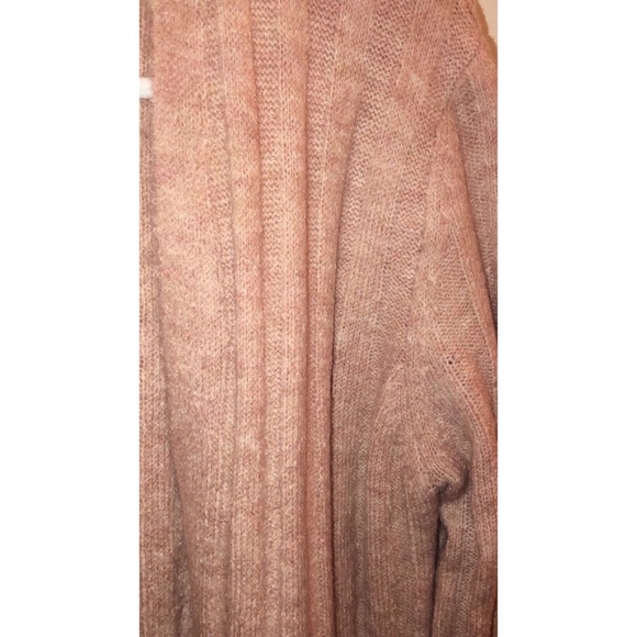 Dusty Rose Long Cardigan - Picture 2 of 3